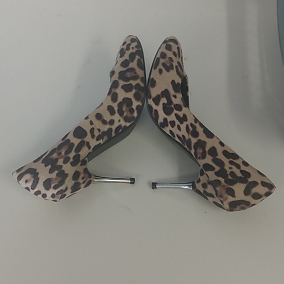 Suzyshier Leppard Women's 4" heels size 10 Brown and Black - Picture 2 of 10